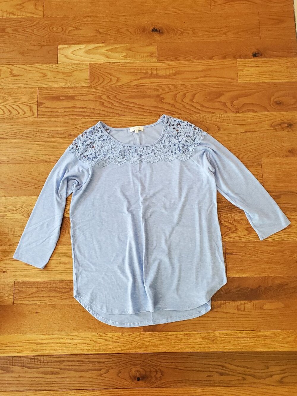 2 for $15 | Long sleeve shirt with lace detail